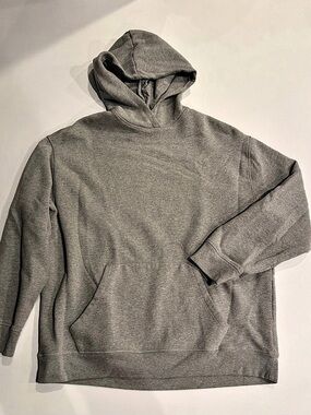 Raey Recycled Cotton-Blend Oversized Hoodie Gray Size 6